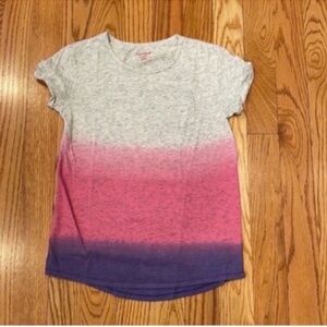 NWOT Girl's Short Sleeve Ombré Cat and Jack Tee- Size XL